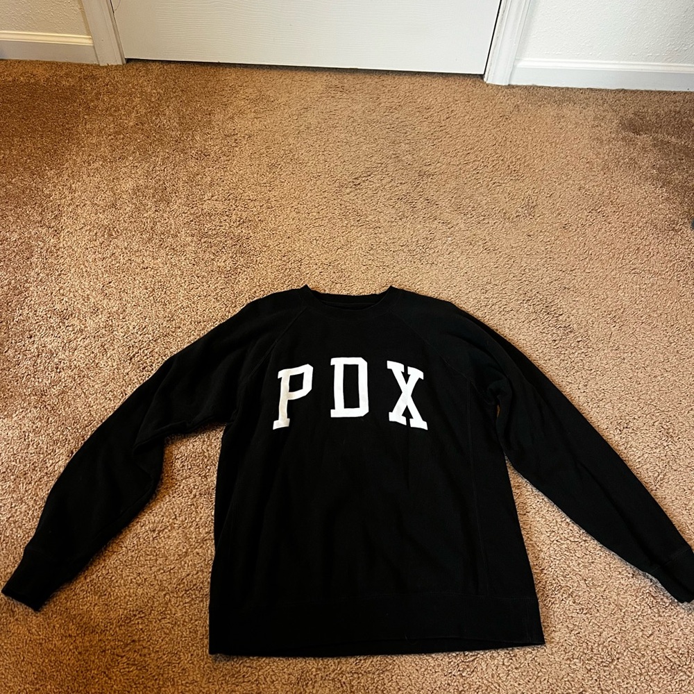 Men's Black Crewneck Sweater